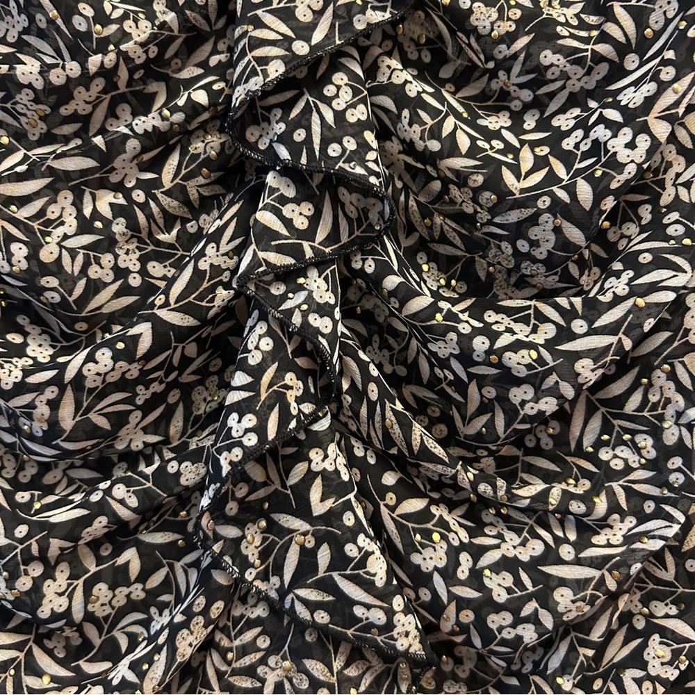 NWT Sabina Musayev Rima Ruffle Mini Skirt - Picture 7 of 9